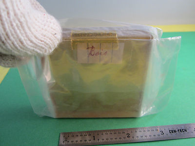 Optical Thick Glass Block Filter Wood Color Optics