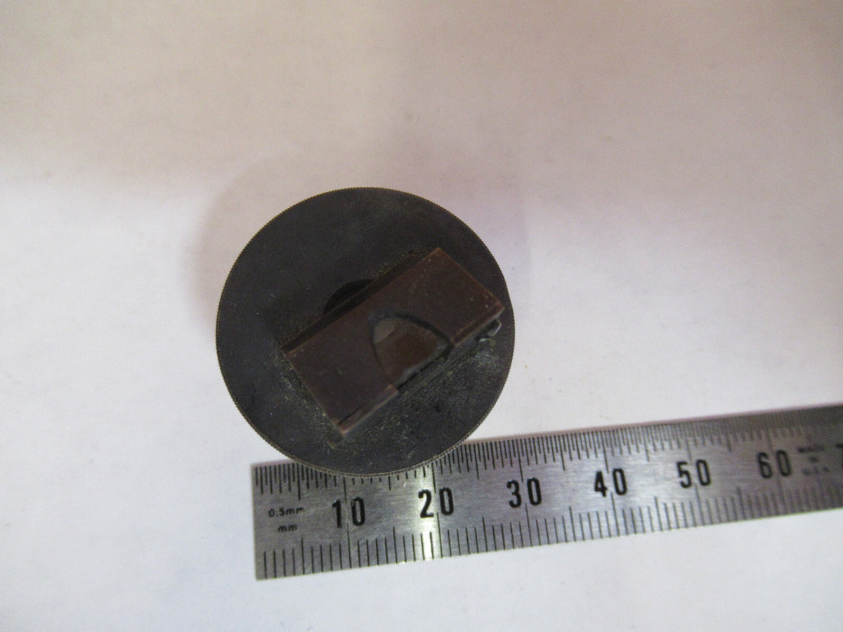ANTIQUE BRASS ENGLAND RJ BECK chipped prism MICROSCOPE PART AS PICTURED Y2-A-71