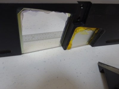 MICROSCOPE PART INFRARED SLIDE SPECTRA TECH OPTICS AS IS BIN#N6-92