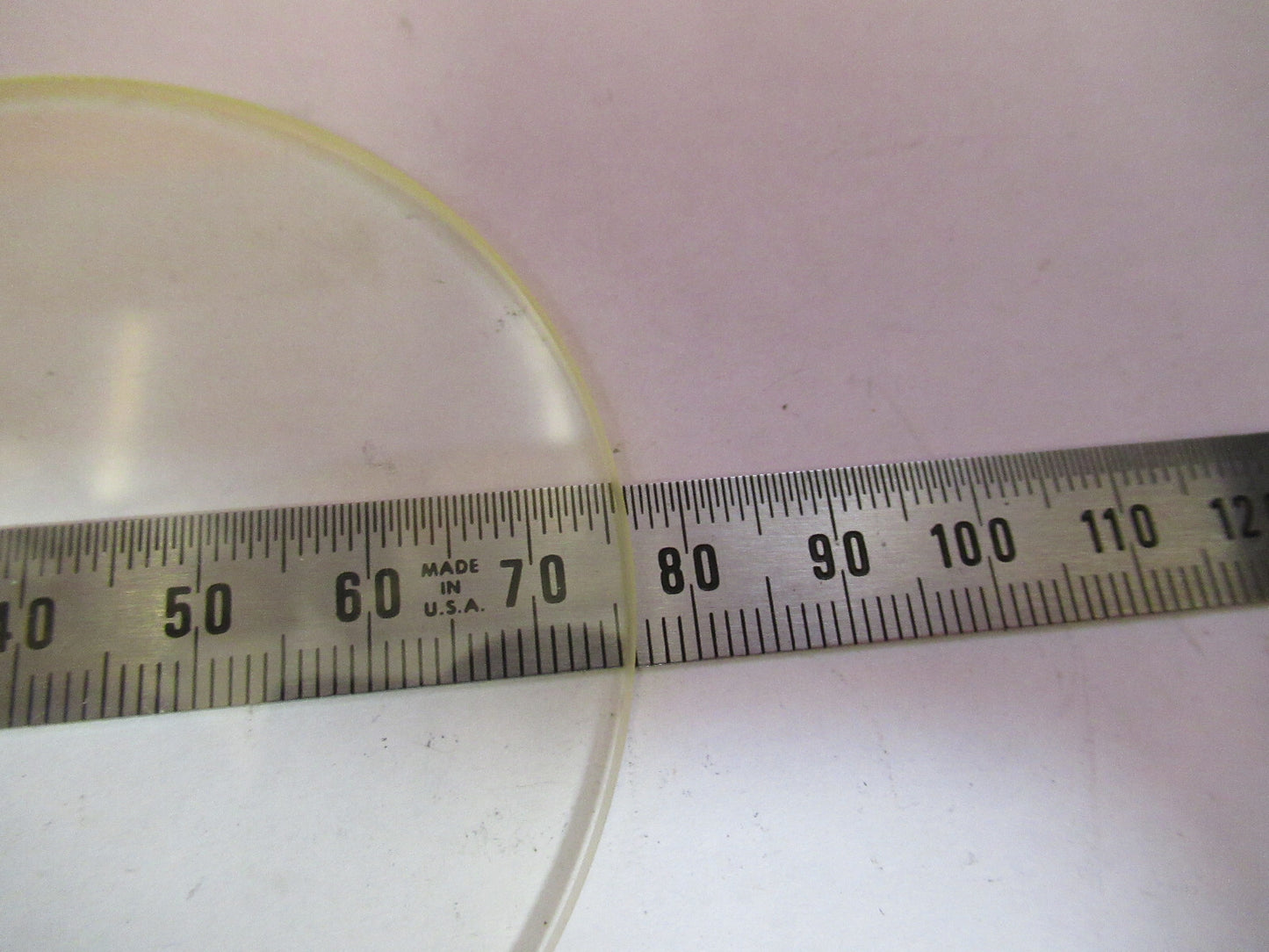 OPTICAL FLAT SPECIAL YELLOW TINT GLASS WINDOW OPTICS S4-B-61