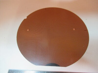COLLECTABLE THIN SILICON WAFER WITH COMPONENTS AS PICTURED &P7-A-15