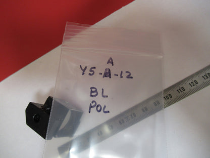 ANTIQUE BAUSCH POL PRISM ASSEMBLY OPTICS MICROSCOPE PART AS PICTURED Y5-A-12