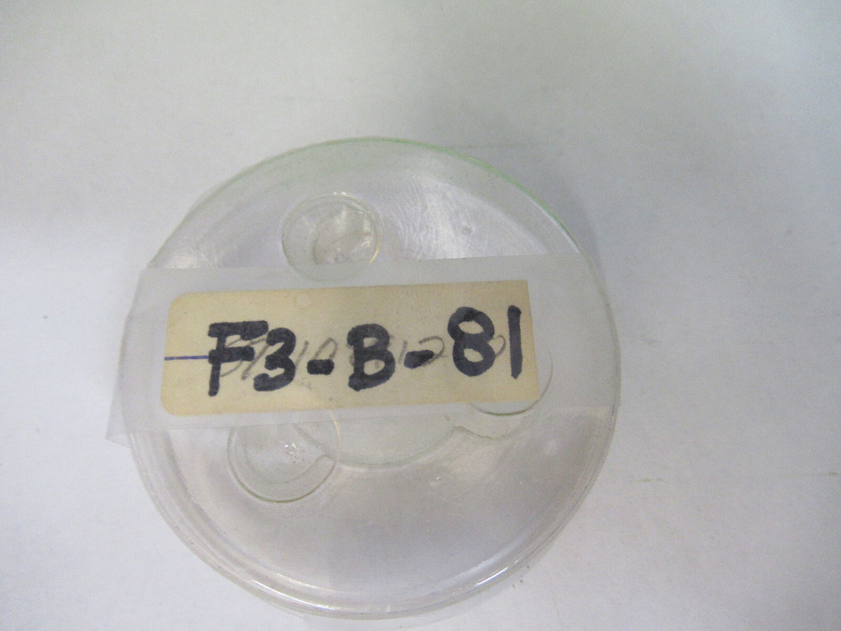 OPTICAL FLAT FUSED SILICA LASER OPTICS UNCOATED AS PICTURED &F3-B-81