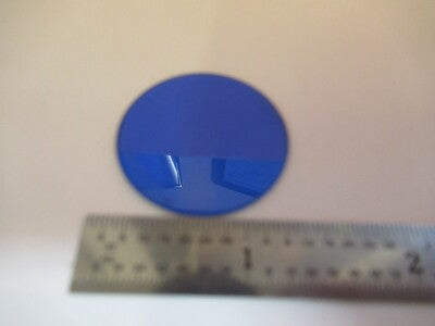 ZEISS GERMANY BLUE GLASS FILTER OPTICS MICROSCOPE PART AS PICTURED &1E-C-39