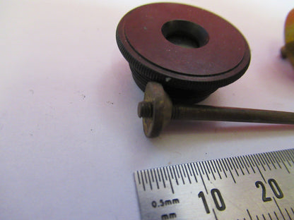 ANTIQUE BRASS LOT VERY OLD SCOPES MICROSCOPE PART AS PICTURED S3-B-08