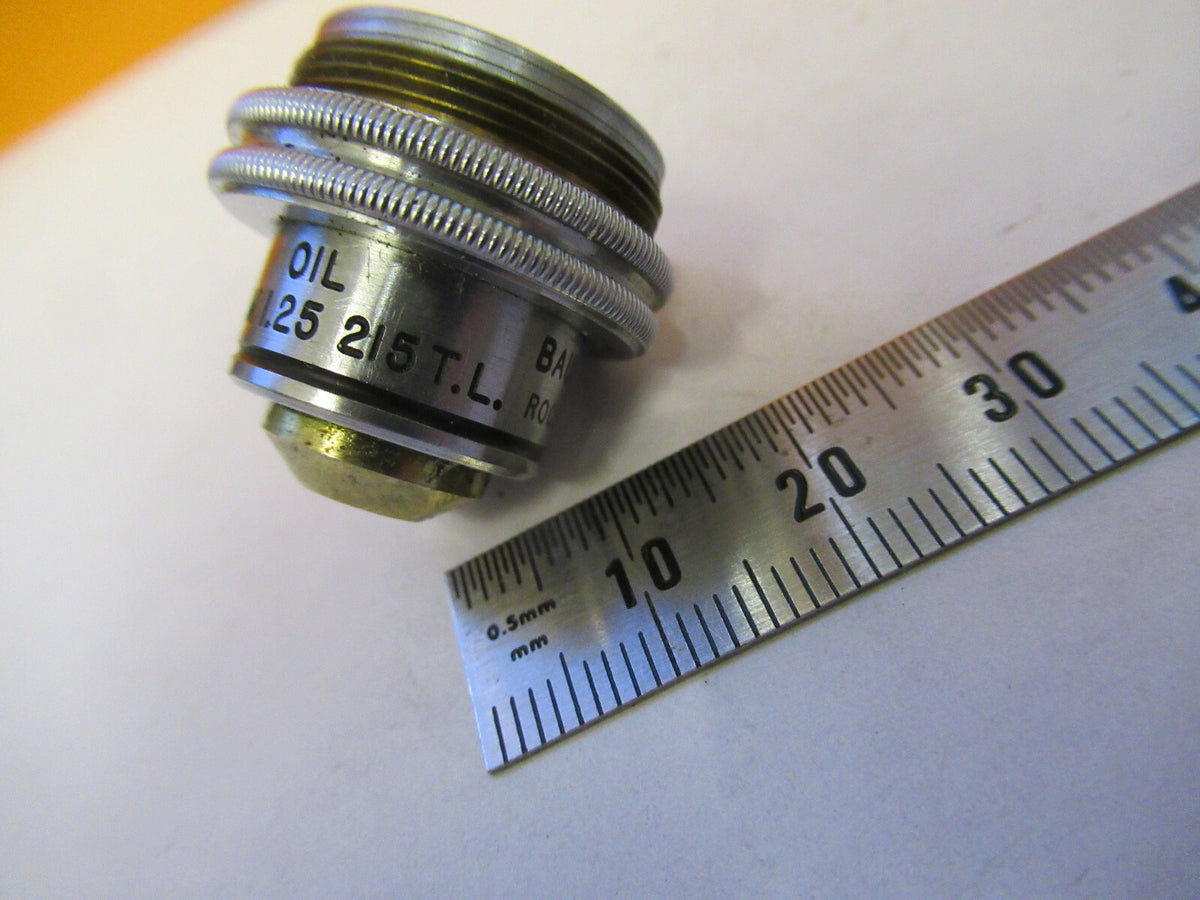 Bausch & Lomb Objective 1.8mm tubus 215mm Microscope Part