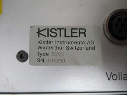 KISTLER SWISS SENSOR 5223 MULTICHANNEL SIGNAL CONDITIONER AS PICTURED #TD-4