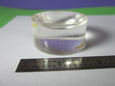 Optical PlanO Concave Lens chipped on edge Mil Spec Laser Optics