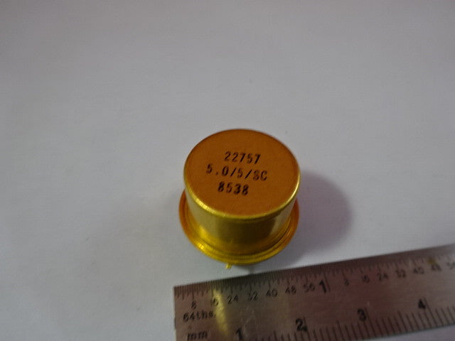 FEI 5 MHz FIFTH OVERTONE SC CUT QUARTZ RESONATOR FREQUENCY CONTROL #1-DT-08DW