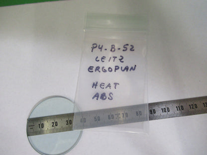 Leizt Wetzlar Heat Absorbing Glass Ergolux Microscope Part