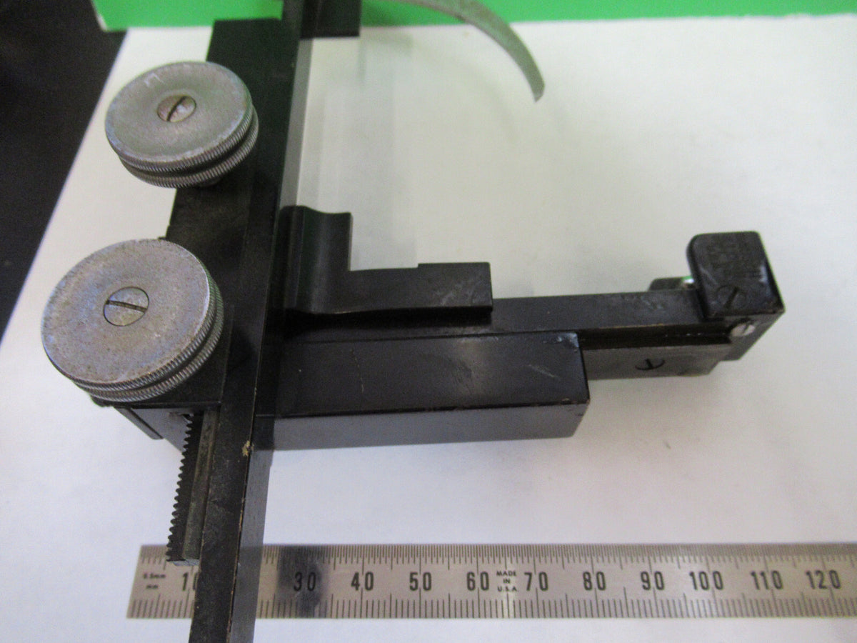 BAUSCH LOMB UNIVERSAL XY STAGE CLIPS MICROSCOPE PART AS PICTURED S1-B-97