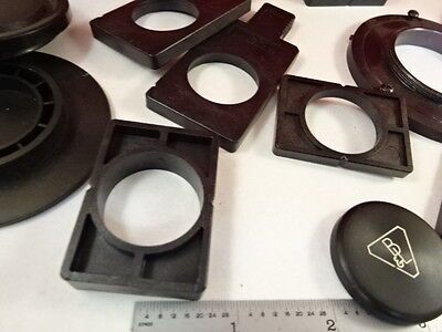 FOR PARTS MICROSCOPE PART LOT PLASTIC HOLDERS CAPS AS IS BIN#T1-B-10