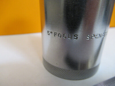 SPENCER 5" FOCUS MOUNTED LENS INSPECTION MICROSCOPE PART AS PICTURED &8Y-A-68