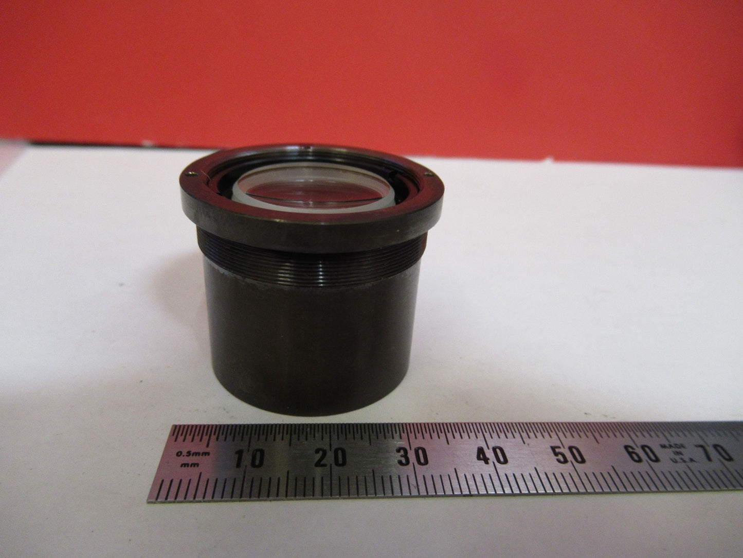LEICA LEITZ GERMANY DMRB top lens to head  MICROSCOPE PART AS PICTURED T5-A-07