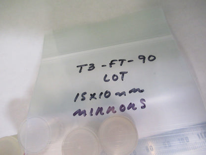 LOT OPTICAL SPECTRA PHYSICS COATED LENS PHOTONICS OPTICS 15x10mm as pic T3-FT-90