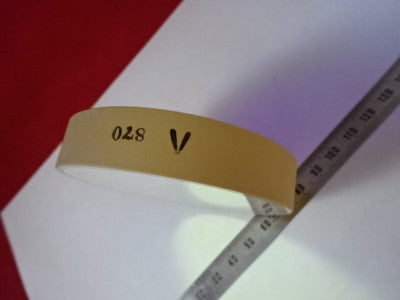 OPTICAL FLAT ZERODUR DICHROIC MIRROR 1/10 WAVE LASER OPTICS AS PICTURED &6-A-24