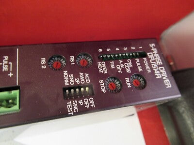 VEXTA NANOSTEP 5-PHASE DRIVER DFU1514A STEPPER MOTOR CONTROL AS IS &13-26