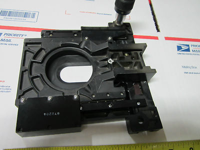 MICROSCOPE PART OLYMPUS JAPAN STAGE MICROMETER AS IS BIN#33