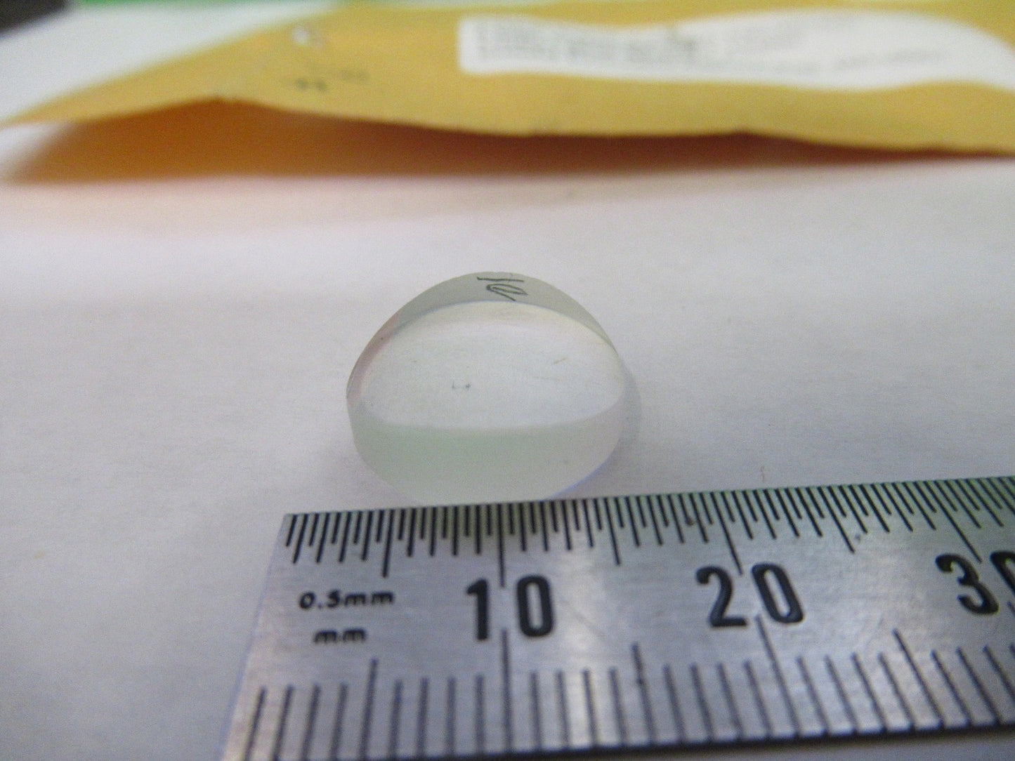 OPTICAL GLASS CYLINDER 15mm LENS LASER OPTICS NICE AS PICTURED U8-A-102