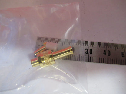 CONNECTOR 1/4-28 FOUR PINS for  TRIAXIAL CABLE SENSORS  AS PICTURED  T9-A-45