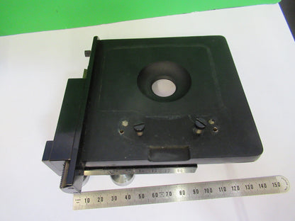 BAUSCH LOMB VINTAGE STAGE TABLE XY MICROSCOPE PART AS PICTURED &H9-C-01