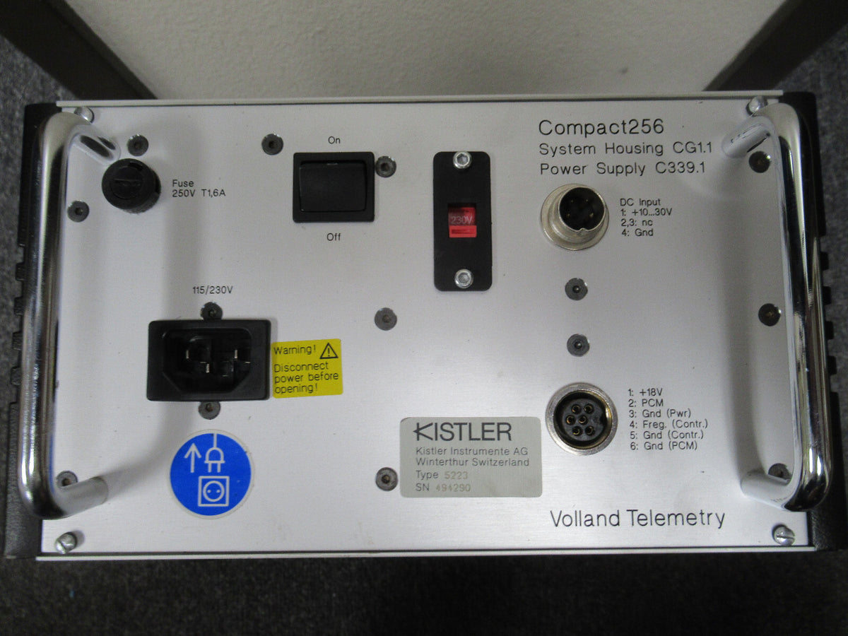 KISTLER SWISS SENSOR 5223 MULTICHANNEL SIGNAL CONDITIONER AS PICTURED #TD-4