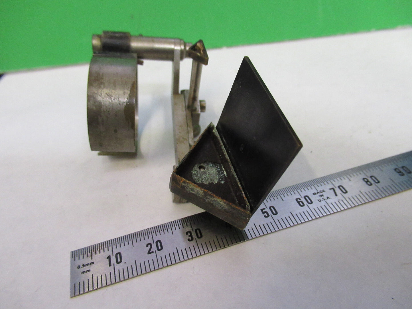 ANTIQUE NACHET PARIS OCULAR PRISM HOLDER MICROSCOPE PART AS PICTURED X2-A-29