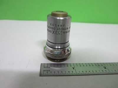 Microscope Part Objective Bausch & Lomb 20X Optics