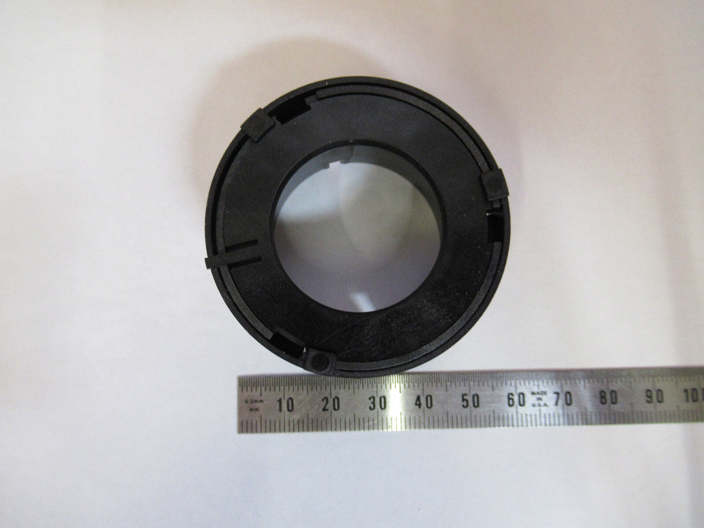 LEICA LEITZ DMRB PLASTIC IRIS DIAPHG OPTICS MICROSCOPE PART AS PICTURED #S4-B-25