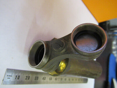 Antique Bausch & Lomb Tubus + Nosepiece Microscope Part Optics