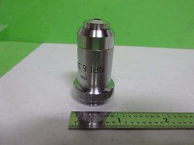 MICROSCOPE LEITZ WETZLAR GERMANY OBJECTIVE NPL 6.3X OPTICS AS IS BIN#2B-E-15
