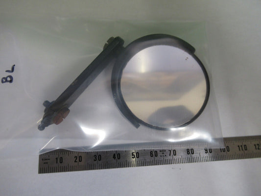 ANTIQUE BRASS MOUNTED MIRROR BAUSCH LOMB MICROSCOPE PART AS PICTURED X3-B-14