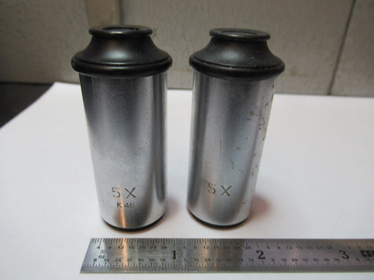 Spencer Lens Co. American Optical Co. 6X Antique Eyepiece Pair Lens Microscope Part