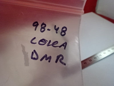 LEICA DMR GERMANY SQUARE MIRROR ILLUMINATOR MICROSCOPE PART OPTICS AS IS &98-48