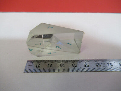 OPTICAL glass prism microscope part optics AS PICTURED &B1-B-27