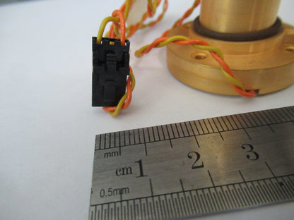 Optical Crystal Mounted on Heavy Gold Plated Copper Optics