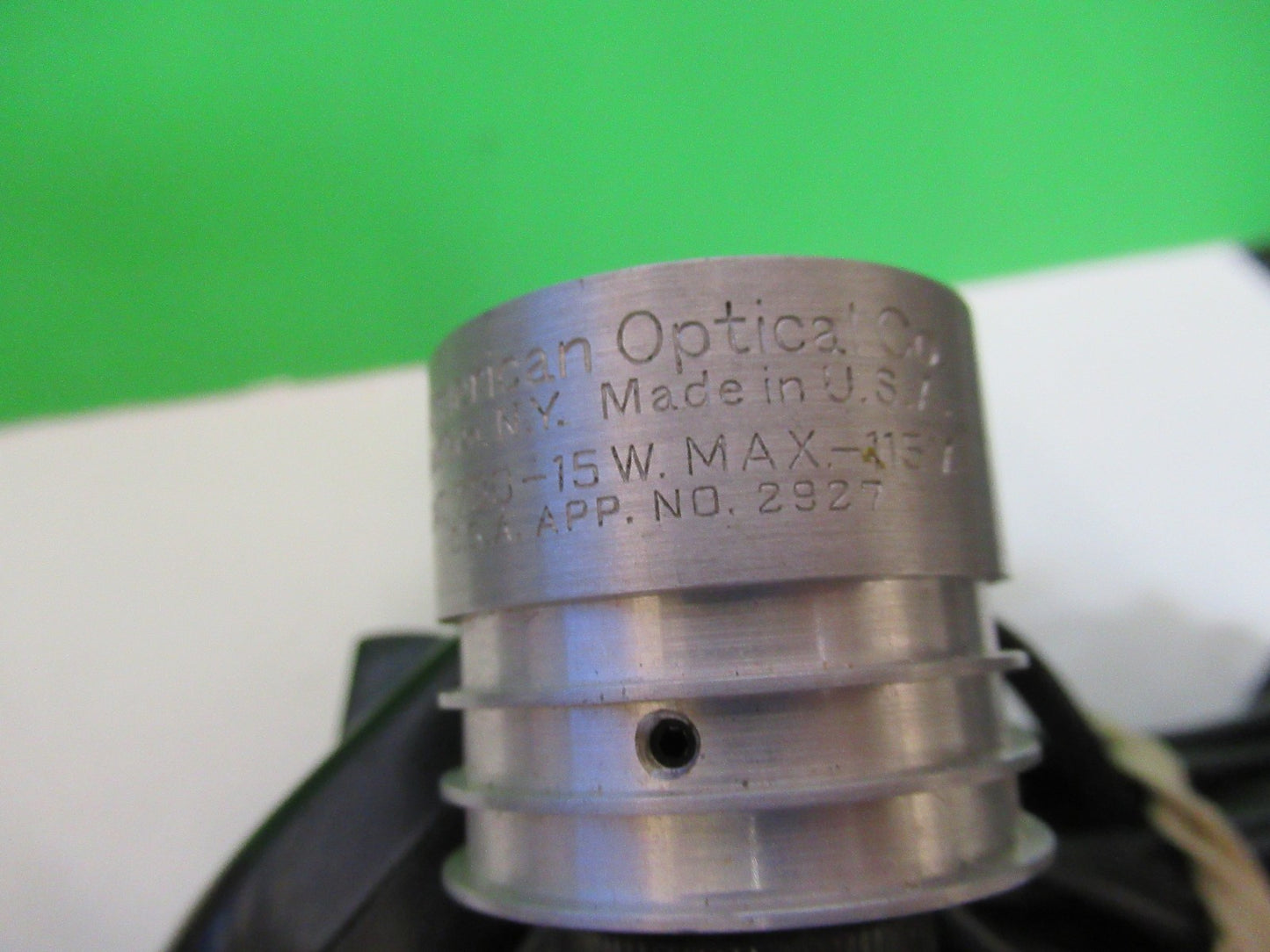 ANTIQUE AO SPENCER LAMP CAT 700 CABLE MICROSCOPE PART AS PICTURED V3-A-35