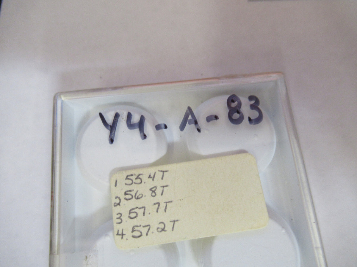 OPTICAL ex-NASA COATED LENS PAIR  PRO LASER OPTICS AS PICTURED Y4-A-83