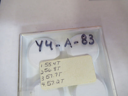 OPTICAL ex-NASA COATED LENS PAIR  PRO LASER OPTICS AS PICTURED Y4-A-83