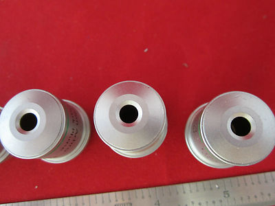 LOT 5 EA REICHERT MICROSCOPE OBJECTIVE PART [just shell , without optics] BIN #4