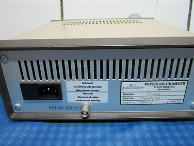 PHYSIK INSTRUMENTE P-266 PZT NANO MICRO POSITIONING HIGH VOLTAGE AMPLIFIER