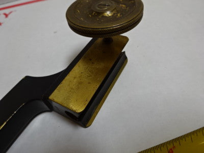 Antique French 1880's Brass Unique Microscope Part France