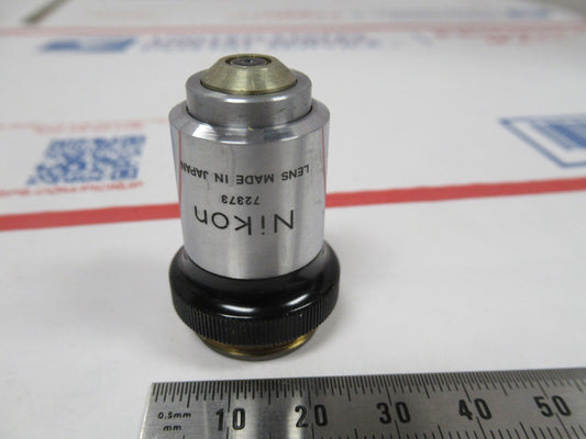 Microscope Part Objective Nikon Japan Plan 40X Optics Lens
