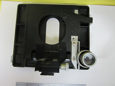 Microscope Part Ernst Leitz Wetzlar Germany Stage Table Micrometer