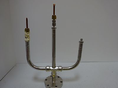 HIGH VACUUM MANIFOLD PINCH OFF ASSEMBLY CF CONFLAT 2.75"  AS IS BIN#TB-1
