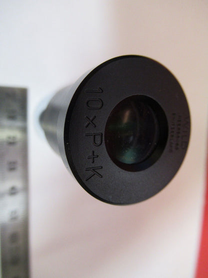 WILD HEERBRUGG SWISS 10xP+K OKULAR-MIKROSKOPTEIL WIE ABGEBILDET Q2-69