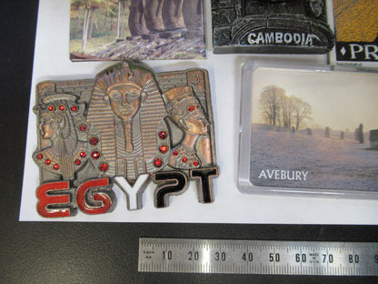 Lot Fridge Magnets Cambodia Prague Pacific Egypt Vancouver