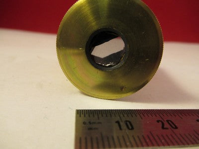Antique Brass Polarizer Eyepiece Beck London Microscope Part AS Pic