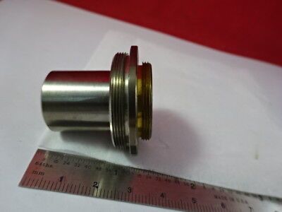MICROSCOPE PART CONVERGING LENS CAMERA ADAPTOR UNKNOWN OPTICS AS IS &55R-A-06