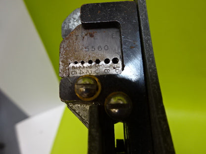 FOR PARTS CABLE STRIPPER TOOL [rusty] AS IS #TA-3-13